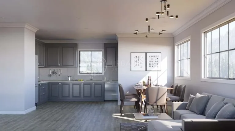 Urbatect Model 09- 800SF, 2 Bed and 2 bath - Dining