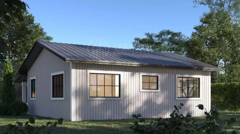 Urbatect Model 06: 650SF, 2 Beds and 1.5 Bath - Back