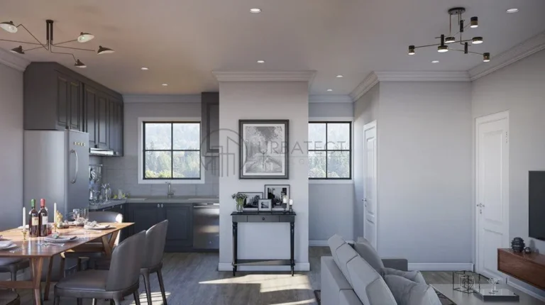 Urbatect Model 04: 600SF, 1 Bed and 1 Bath - Dining