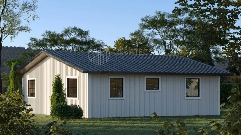 Urbatect Model 12: 950SF, 2 Bed and 2 Bath - Back Side