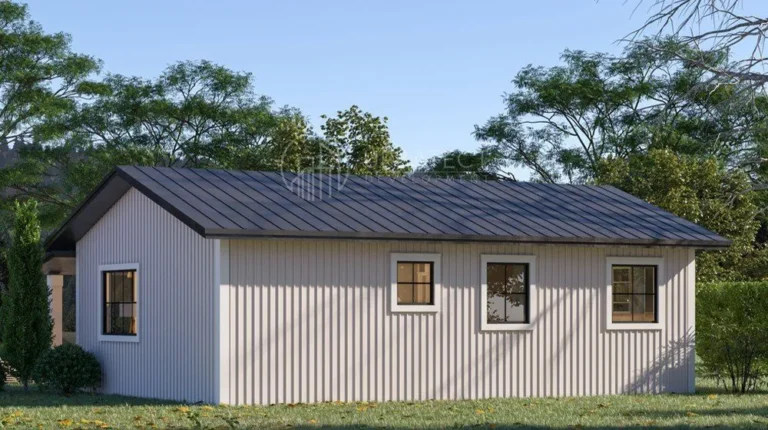 Urbatect Model 04: 600SF, 1 Bed and 1 Bath - Back